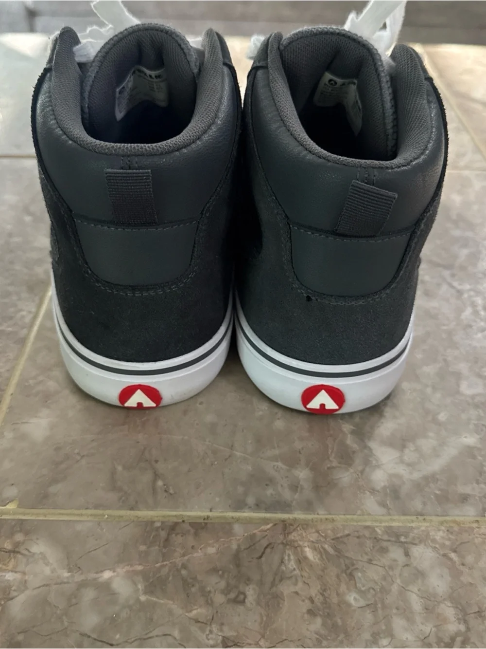 Airwalk Men's Black High-Top Sneakers with White Laces
